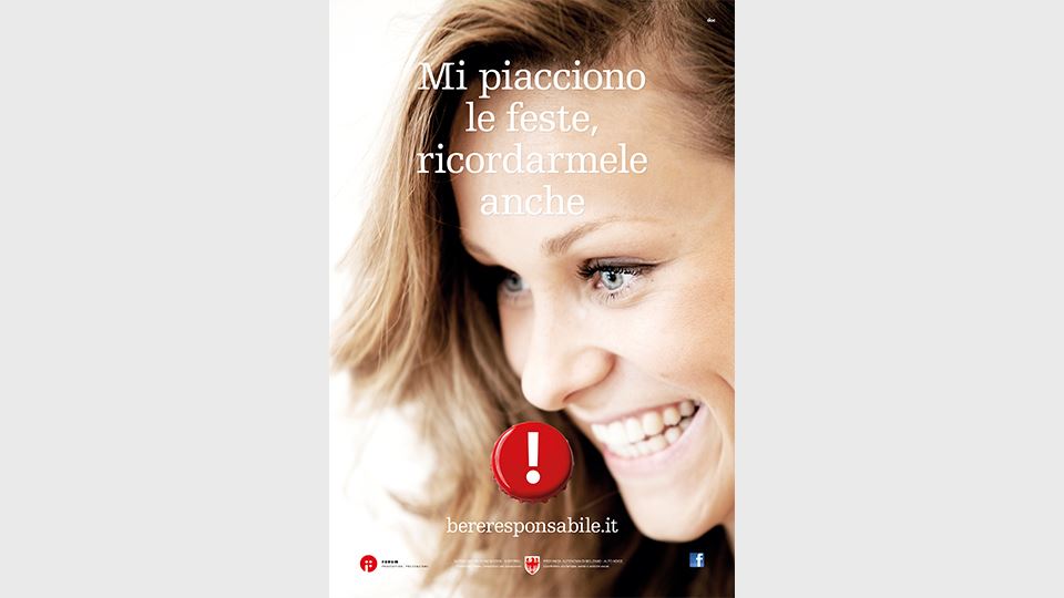 campagna prevenzione alcol testimonial
