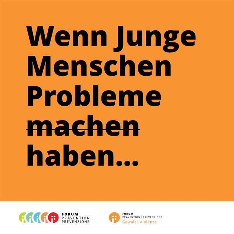 Wenn junge Menschen Probleme (machen) haben…